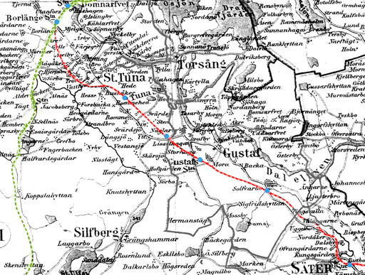 Karta från 1879