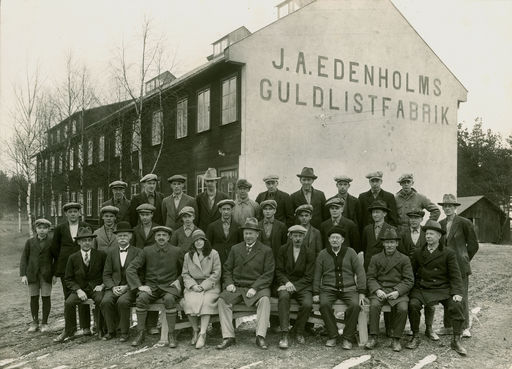 Edenholms Guldlistfabrik, Dokumentationsbild